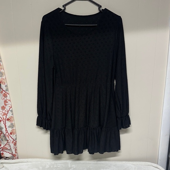SHEIN Black Mini Dress wear with leggings or as dress - Picture 1 of 12